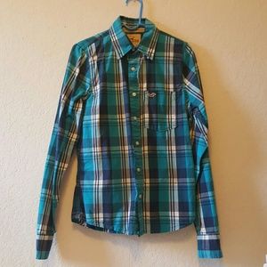 Men's Hollister plaid shirt
