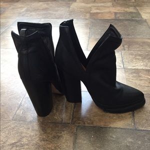 Black Jeffrey Campbell Ankle Boots