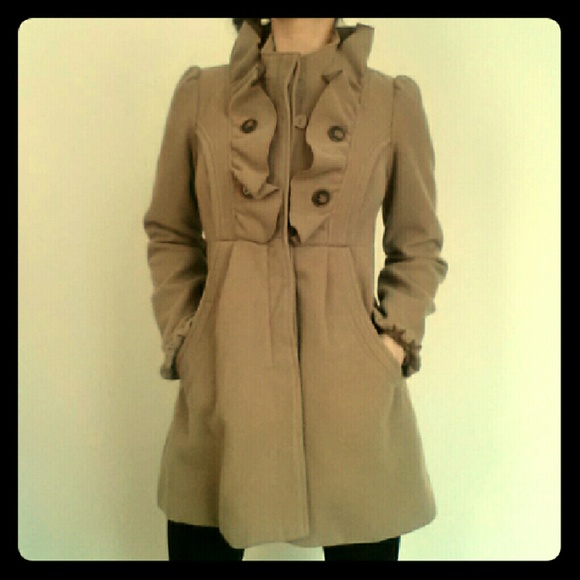 Tan Peacoat