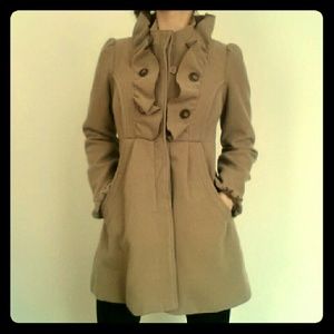 Tan Peacoat