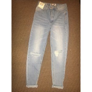 Boohoo.com Distressed Boyfriend Jeans