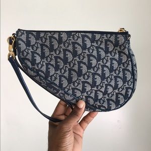 Authentic vintage Christian Dior Saddle Bag