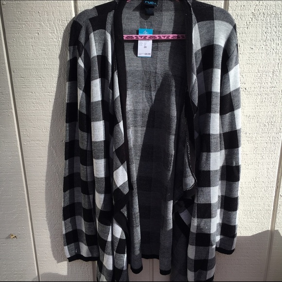 Plaid Cardigan