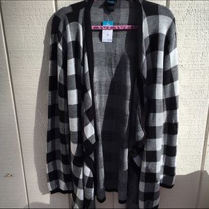 Plaid Cardigan