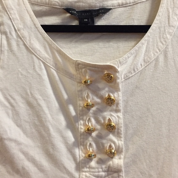 Marc by Marc Jacobs button tee - Picture 2 of 4