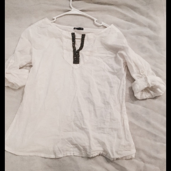 Gap 3/4 sleeve embellished tunic