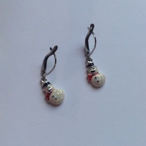 Cute Little Snowmen Earrings