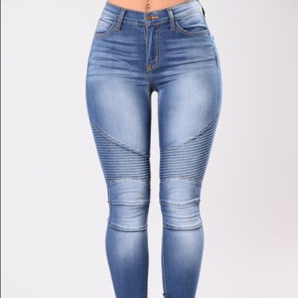 Fashion Nova Moto Jeans