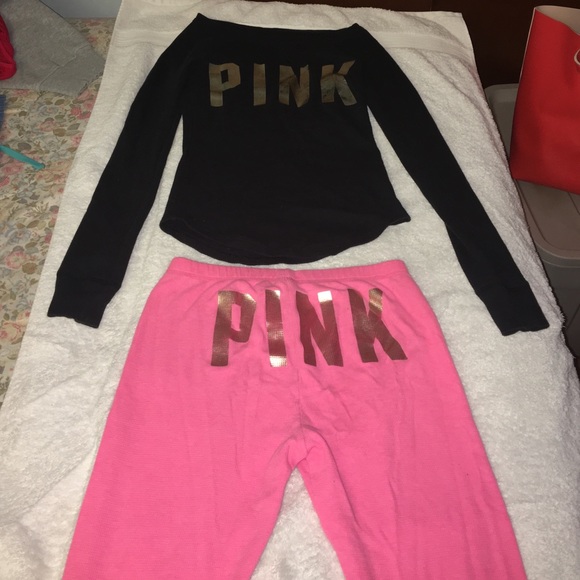 PINK Victoria's Secret matching PJ set