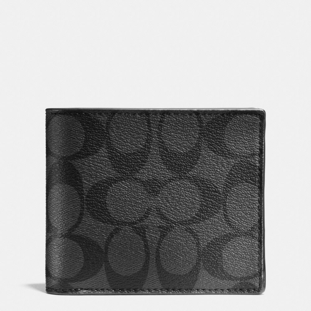 COACH MEN'S COMPACT ID WALLET IN SIGNATURE F74993