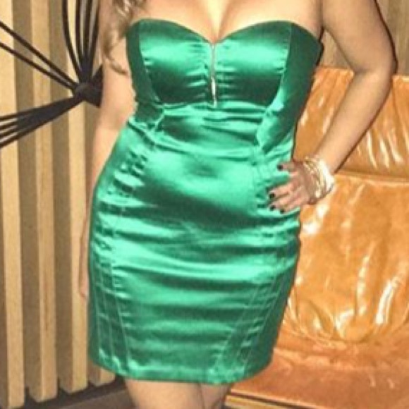 Bebe emerald green dress - Picture 1 of 1