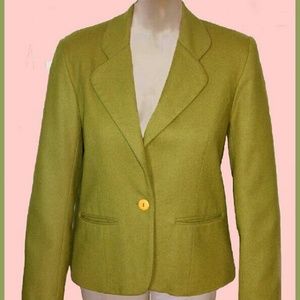 Women's Adolfo International Pea -Green  Jacket