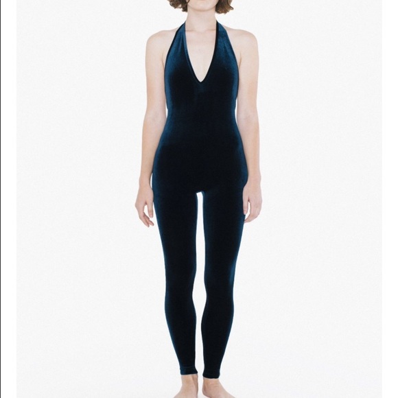 Velvet Halter Catsuit