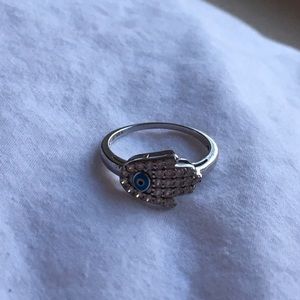 Sterling Silver Hamsa Ring