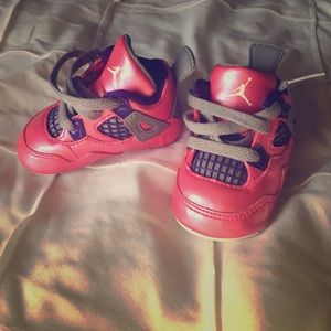 Hot pink and purple baby Jordans 🔥🔥
