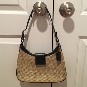 Coach Mini Straw Bag