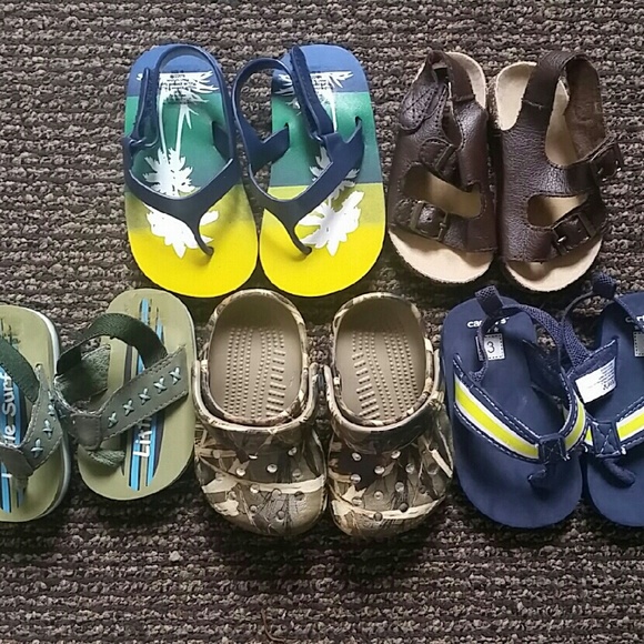 SOLD Bundle of 5--Boys Toddler sandals