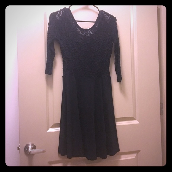 Lace top dress