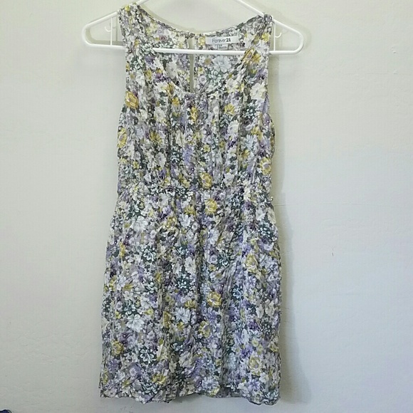 Forever 21 flower mini dress