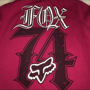 FOX zip up sweatshirt