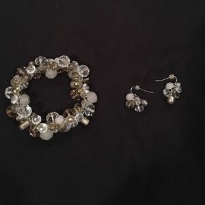 White House Black Market Bracelet and Earrings
