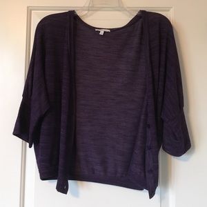 Purple Cardigan