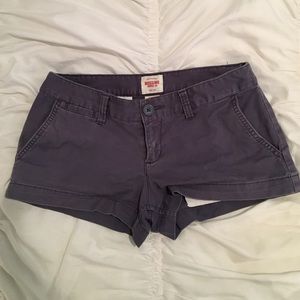 Navy blue short shorts