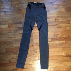 Helmut Lang paneled leggings size 24