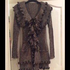 Adorable Brown Lapis Sweater! NEW