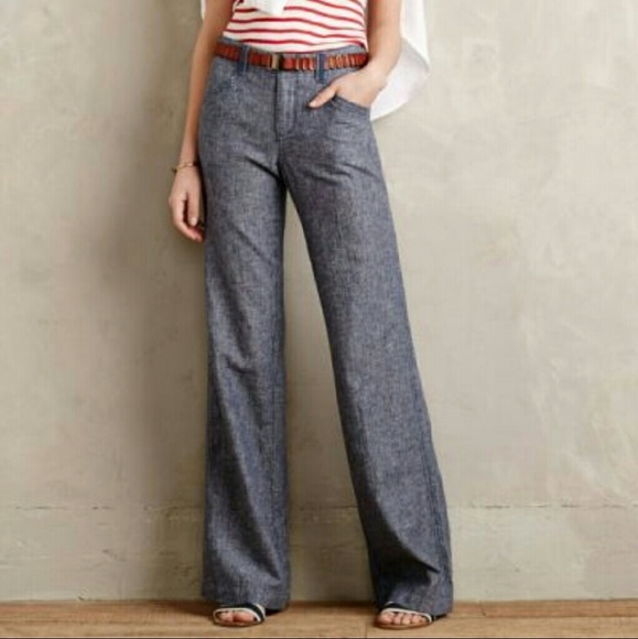 Anthropologie Pants - Pilcro linen trousers