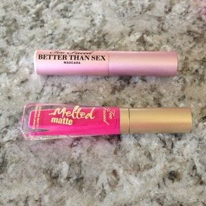 NEW Travel Size Too Faced Mascara & Lipstick