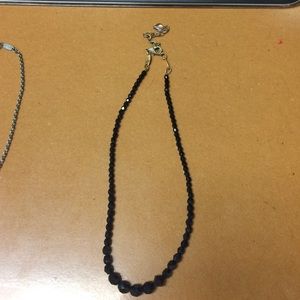 Black Sabika bead necklace