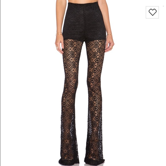 Show me your Mumu lace high waisted pants