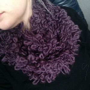Purple Poodle Cowl