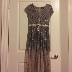 Beautiful beaded Adrianna Papell Dress