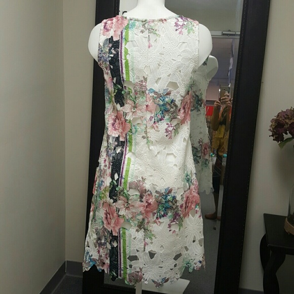 👗Restocked👗 Donna Ricco Printed Lace Floral Dres - Picture 2 of 2