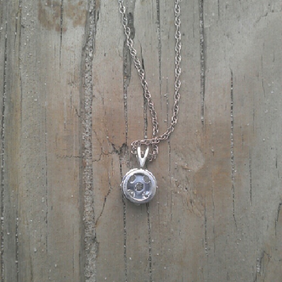 Vintage diamond pendant - Picture 2 of 4