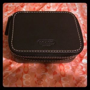 Coach leather pill case NWT