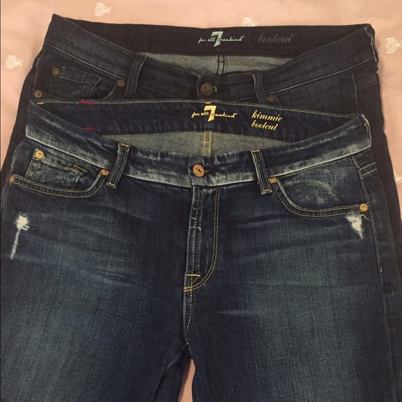 Like new! Bundle of 7 for All Mankind jeans