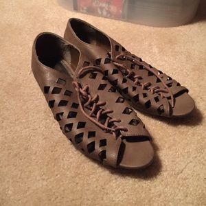 Forever 21 Lace Up Shoes