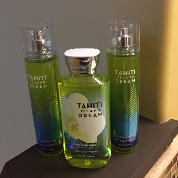 2 Tahiti Island Dream Perfumes, 1 Body wash