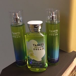 2 Tahiti Island Dream Perfumes, 1 Body wash