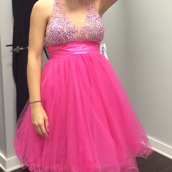 Halter neck Homecoming/Prom Dress