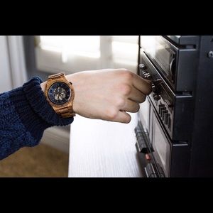 Jord "Dover" automatic wood watch.