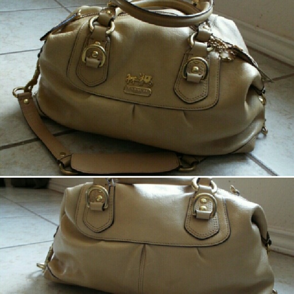 Coach Sabrina Satchel in Tan