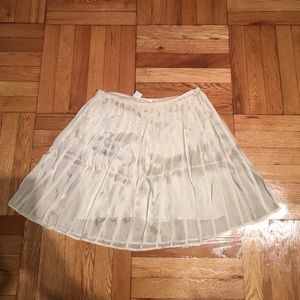 White skirt