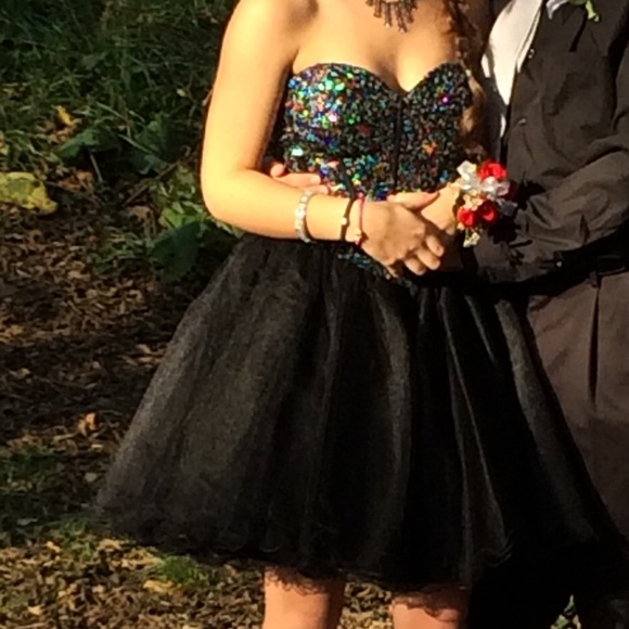 rainbow sparkle dress
