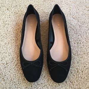 Zara black heeled ballerinas. Size 37