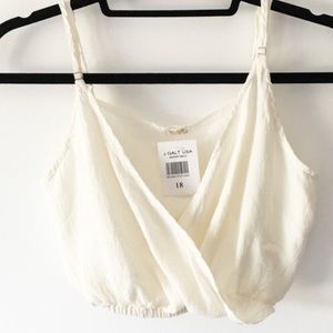 cream paisley print Jaslyn top