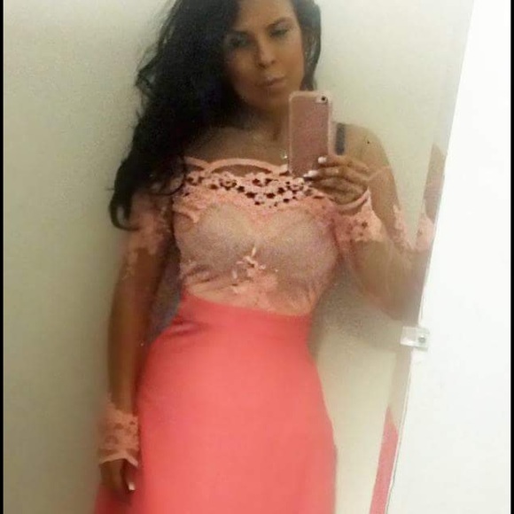 Vintage Coral Dress